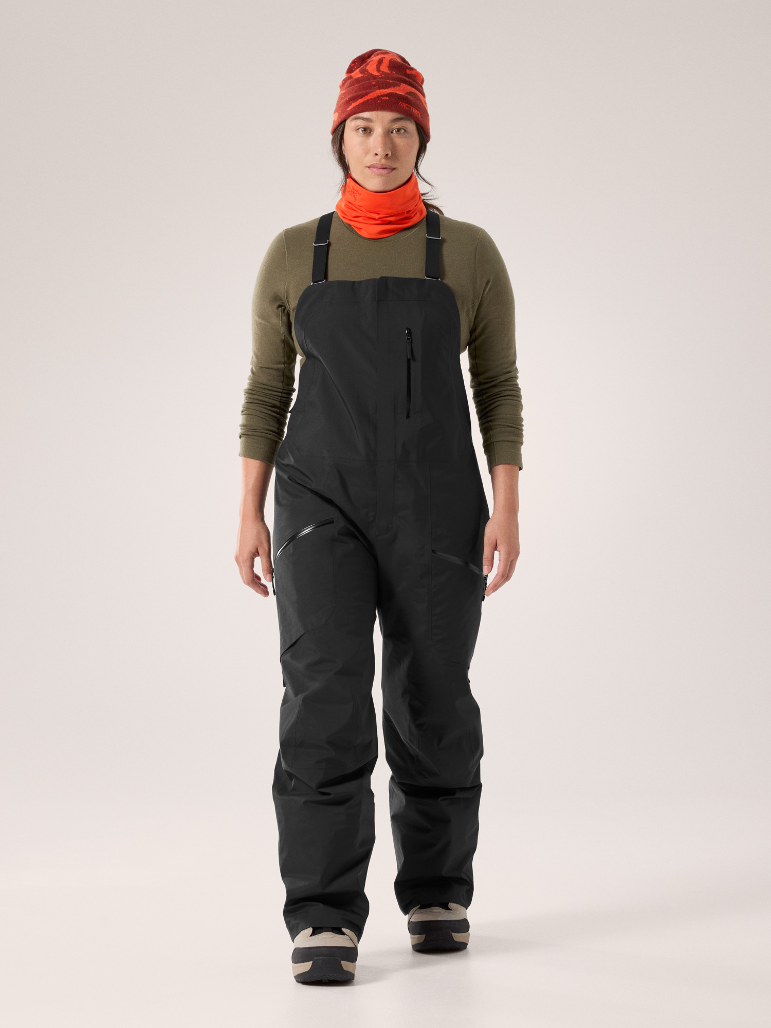 F24-X000009106-Sentinel-Bib-Pant-Black-Women-s-Front-View