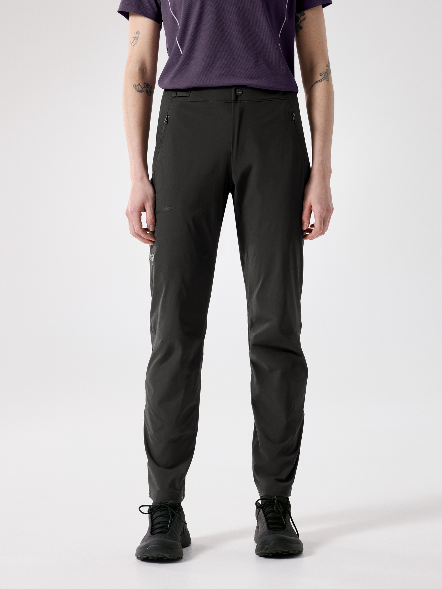 S26-X000010034-Gamma-SL-Pant-Black-Women-s-Front-View